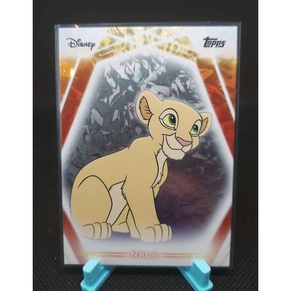 2026 Topps Disney Neon Foil Snow Cap Parallel Foil Nala #42 Trading Card